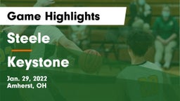 Steele  vs Keystone  Game Highlights - Jan. 29, 2022