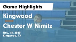 Kingwood  vs Chester W Nimitz  Game Highlights - Nov. 18, 2020