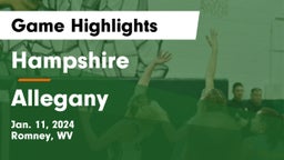 Hampshire  vs Allegany  Game Highlights - Jan. 11, 2024