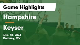 Hampshire  vs Keyser  Game Highlights - Jan. 18, 2024