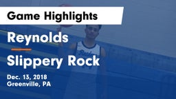 Reynolds  vs Slippery Rock  Game Highlights - Dec. 13, 2018