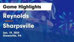 Reynolds  vs Sharpsville  Game Highlights - Jan. 19, 2024