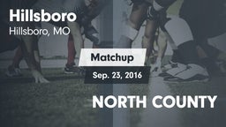 Matchup: Hillsboro HS vs. NORTH COUNTY 2016