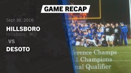Recap: Hillsboro  vs. DESOTO 2016