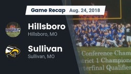 Recap: Hillsboro  vs. Sullivan  2018