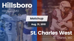 Matchup: Hillsboro HS vs. St. Charles West  2018