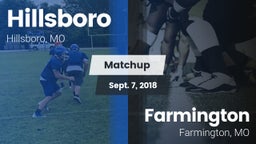 Matchup: Hillsboro HS vs. Farmington  2018