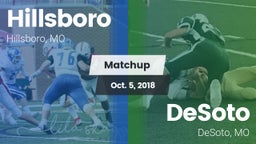Matchup: Hillsboro HS vs. DeSoto  2018