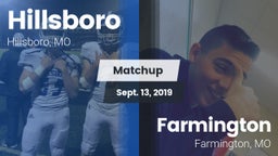 Matchup: Hillsboro HS vs. Farmington  2019
