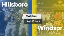 Matchup: Hillsboro HS vs. Windsor  2019