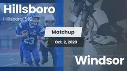 Matchup: Hillsboro HS vs. Windsor 2020