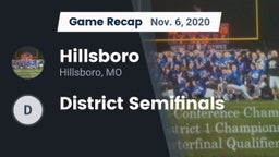 Recap: Hillsboro  vs. District Semifinals 2020