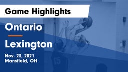 Ontario  vs Lexington  Game Highlights - Nov. 23, 2021