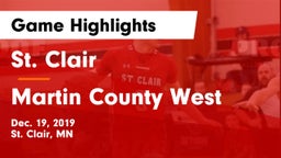 St. Clair  vs Martin County West  Game Highlights - Dec. 19, 2019