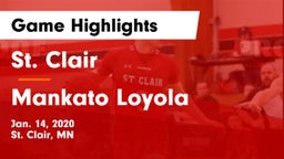 St. Clair  vs Mankato Loyola  Game Highlights - Jan. 14, 2020