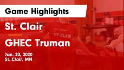St. Clair  vs GHEC Truman Game Highlights - Jan. 20, 2020