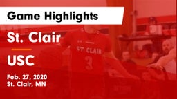 St. Clair  vs USC Game Highlights - Feb. 27, 2020