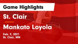 St. Clair  vs Mankato Loyola  Game Highlights - Feb. 9, 2021