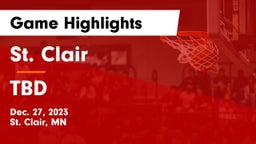 St. Clair  vs TBD Game Highlights - Dec. 27, 2023