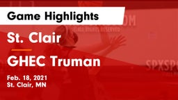 St. Clair  vs GHEC Truman Game Highlights - Feb. 18, 2021