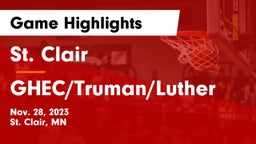 St. Clair  vs GHEC/Truman/Luther Game Highlights - Nov. 28, 2023