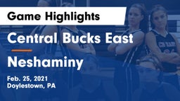 Central Bucks East  vs Neshaminy Game Highlights - Feb. 25, 2021