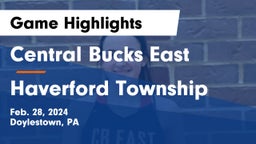 Central Bucks East  vs Haverford Township  Game Highlights - Feb. 28, 2024