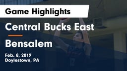 Central Bucks East  vs Bensalem  Game Highlights - Feb. 8, 2019