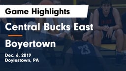 Central Bucks East  vs Boyertown  Game Highlights - Dec. 6, 2019