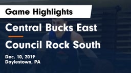 Central Bucks East  vs Council Rock South  Game Highlights - Dec. 10, 2019