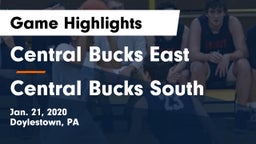 Central Bucks East  vs Central Bucks South  Game Highlights - Jan. 21, 2020