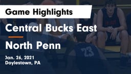 Central Bucks East  vs North Penn  Game Highlights - Jan. 26, 2021