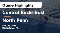 Central Bucks East  vs North Penn  Game Highlights - Feb. 23, 2021