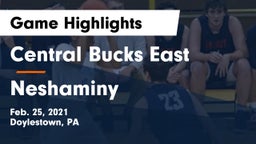 Central Bucks East  vs Neshaminy  Game Highlights - Feb. 25, 2021