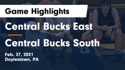 Central Bucks East  vs Central Bucks South  Game Highlights - Feb. 27, 2021