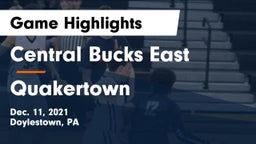 Central Bucks East  vs Quakertown  Game Highlights - Dec. 11, 2021