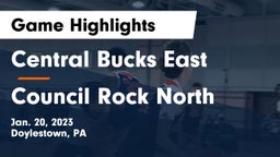Central Bucks East  vs Council Rock North  Game Highlights - Jan. 20, 2023