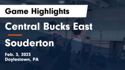 Central Bucks East  vs Souderton  Game Highlights - Feb. 3, 2023