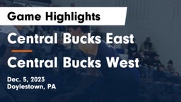 Central Bucks East  vs Central Bucks West  Game Highlights - Dec. 5, 2023