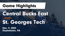 Central Bucks East  vs St. Georges Tech  Game Highlights - Dec. 9, 2023