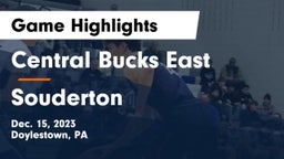 Central Bucks East  vs Souderton  Game Highlights - Dec. 15, 2023