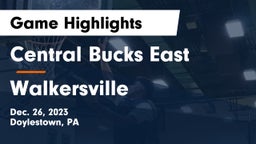 Central Bucks East  vs Walkersville  Game Highlights - Dec. 26, 2023