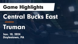 Central Bucks East  vs Truman  Game Highlights - Jan. 10, 2024