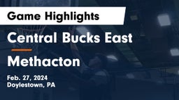 Central Bucks East  vs Methacton  Game Highlights - Feb. 27, 2024