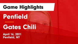 Penfield  vs Gates Chili  Game Highlights - April 16, 2021