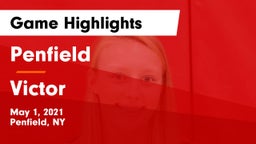 Penfield  vs Victor  Game Highlights - May 1, 2021