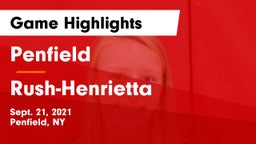 Penfield  vs Rush-Henrietta  Game Highlights - Sept. 21, 2021