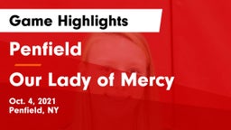 Penfield  vs Our Lady of Mercy  Game Highlights - Oct. 4, 2021