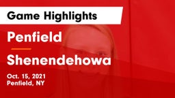 Penfield  vs Shenendehowa  Game Highlights - Oct. 15, 2021