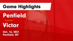 Penfield  vs Victor  Game Highlights - Oct. 16, 2021